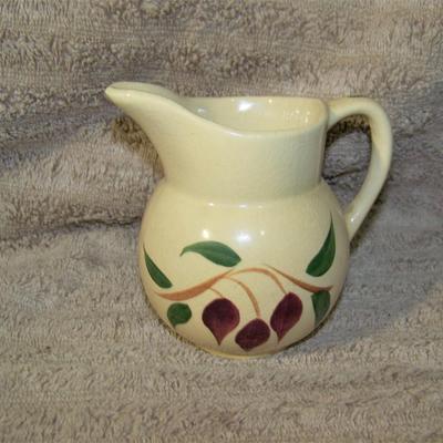 Vintage #62 Watt Pottery Tear Drop Red Bud Creamer