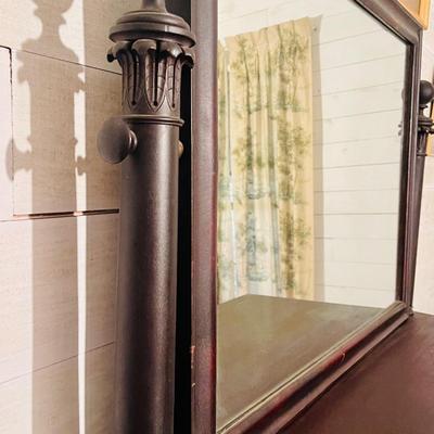 Antique Chest With Mirror