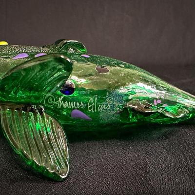 EXOTIC- THAMES GLASS -SIGNED ART GLASS FISH
