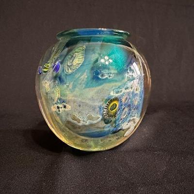 PECULIAR- JOSH SIMPSON -ART GLASS VASE