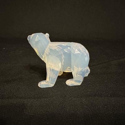 SWAROVSKI WHITE OPAL POLAR BEAR CUB