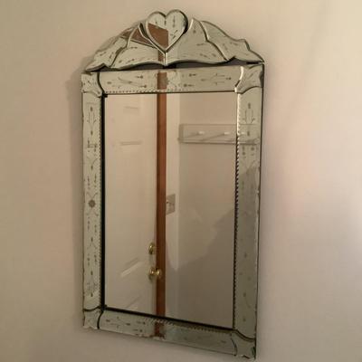 524 Venetian Glass Wall Mirror