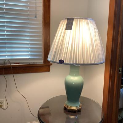 563 Vintage Celadon Table Lamp