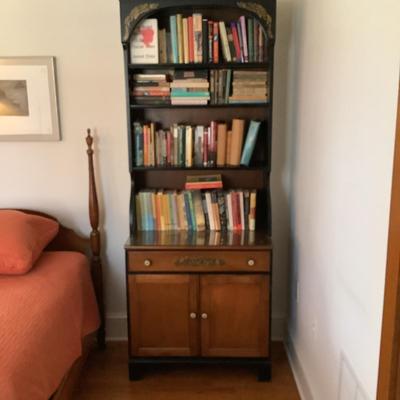 577 Vintage Hitchcock Bookcase on Chest