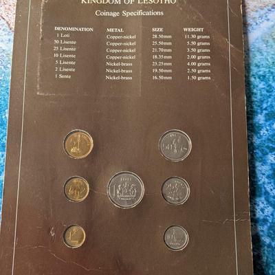 NOS Coin Set of Kingdom of Lesotho