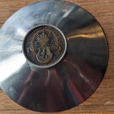 1836 Prague Coronation of Ferdinand I and Maria Anna Augusta Coin Stainless Bowl