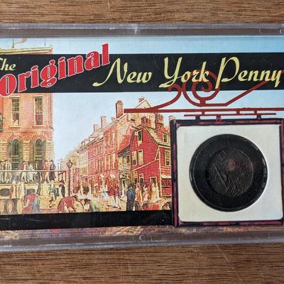 The Original New York Penny 1736 Morgan Mint the Copper Duit