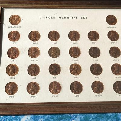 Lincoln Memorial Cent Collection, 1959-1970