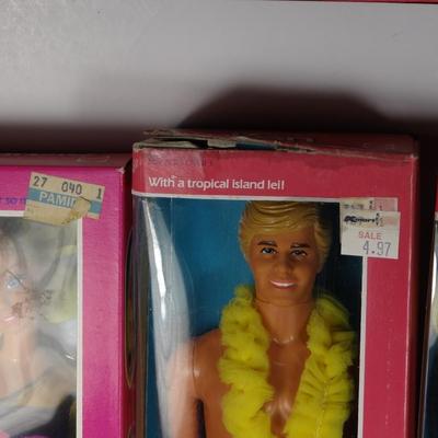 Tropical Barbie, Ken, Miko, Skipper NIB