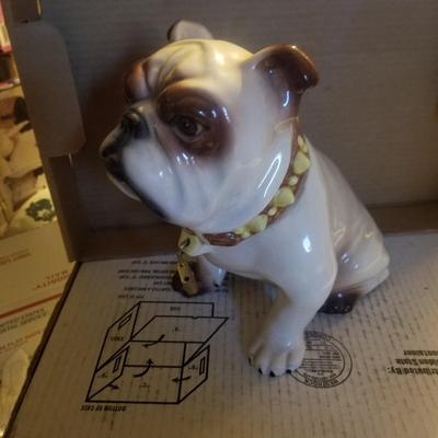 Vintage BullDog Bankwith padlock & key