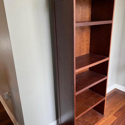 Wooden Shelf Dark Wood (1)