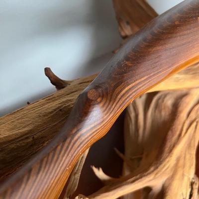 LARGE WOOD CARVED HAMMERHEAD SHARK **See Details**