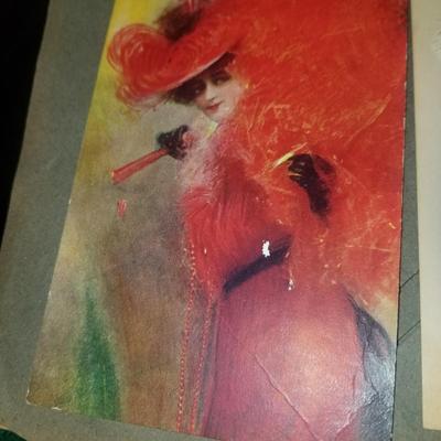 8 antique post cards  usa   germany