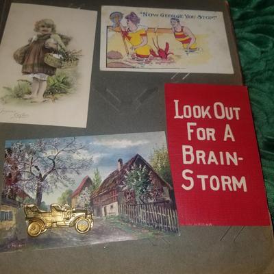 8 antique post cards  usa   germany