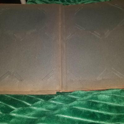 a tique post card album   no post cards