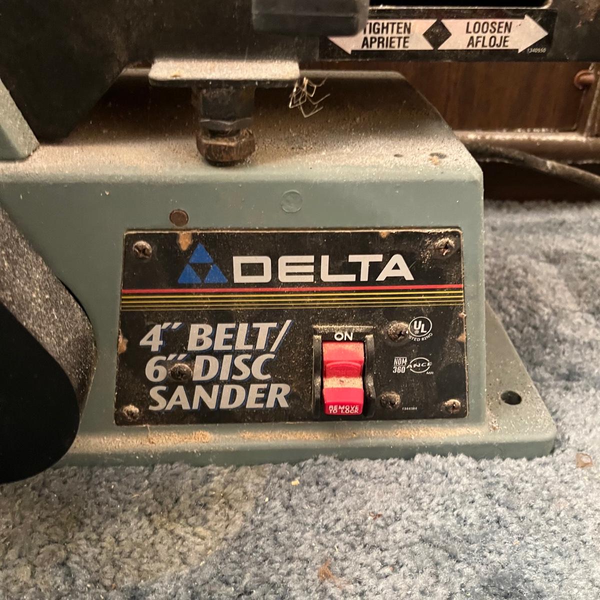 Delta 4” Belt/6” Disc Sander (TRMG)