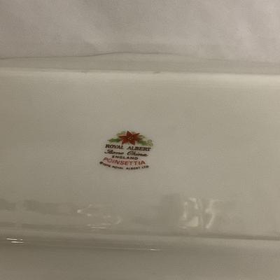 0002 Lot of Christmas Stemware, Royal Albert Plate, Gold Candle Tree Holder