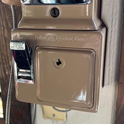AUTOMATIC ELECTRIC COMPANY ~ Working Rotary Pay Phone