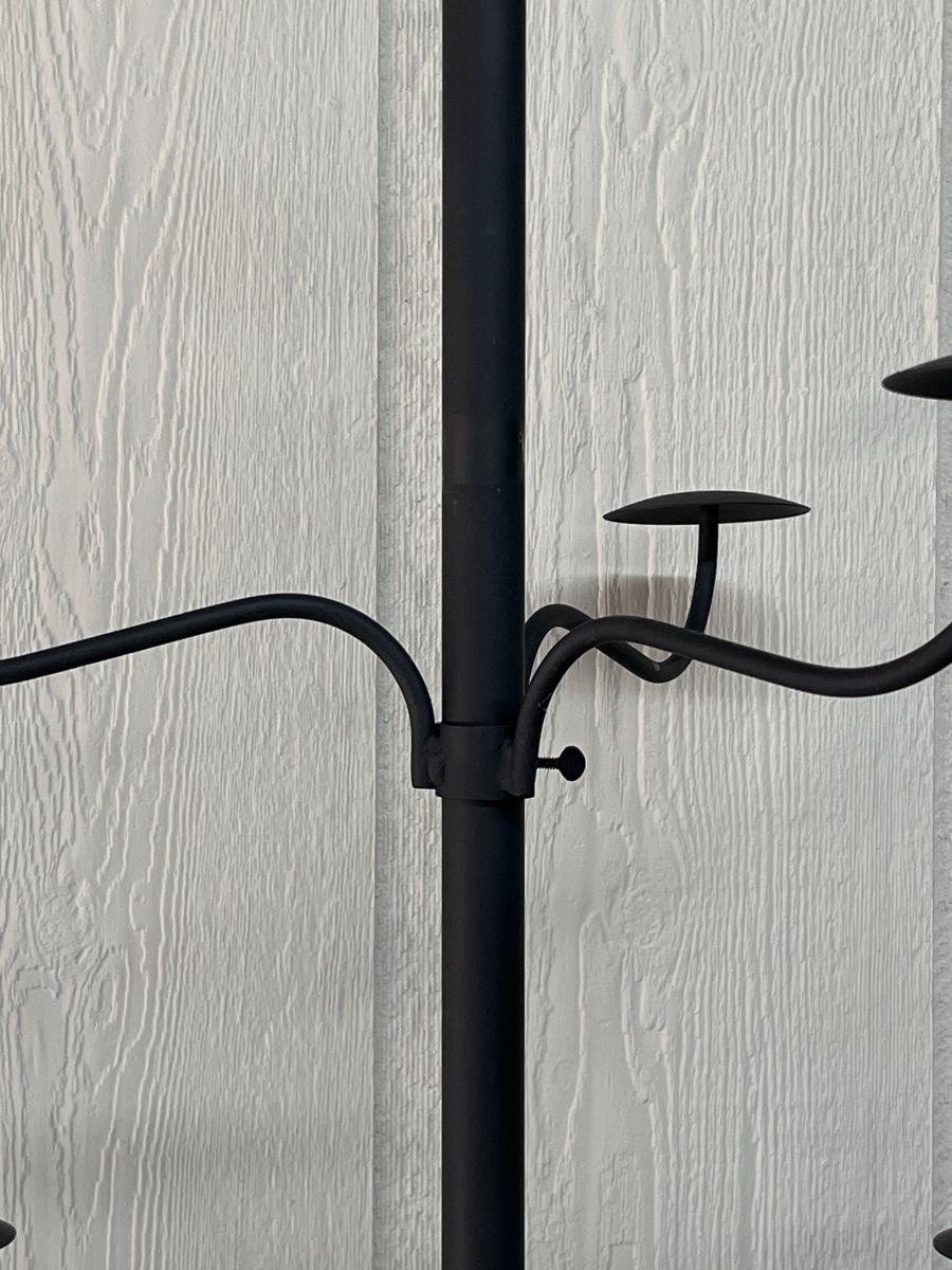 Black Metal Hat Rack