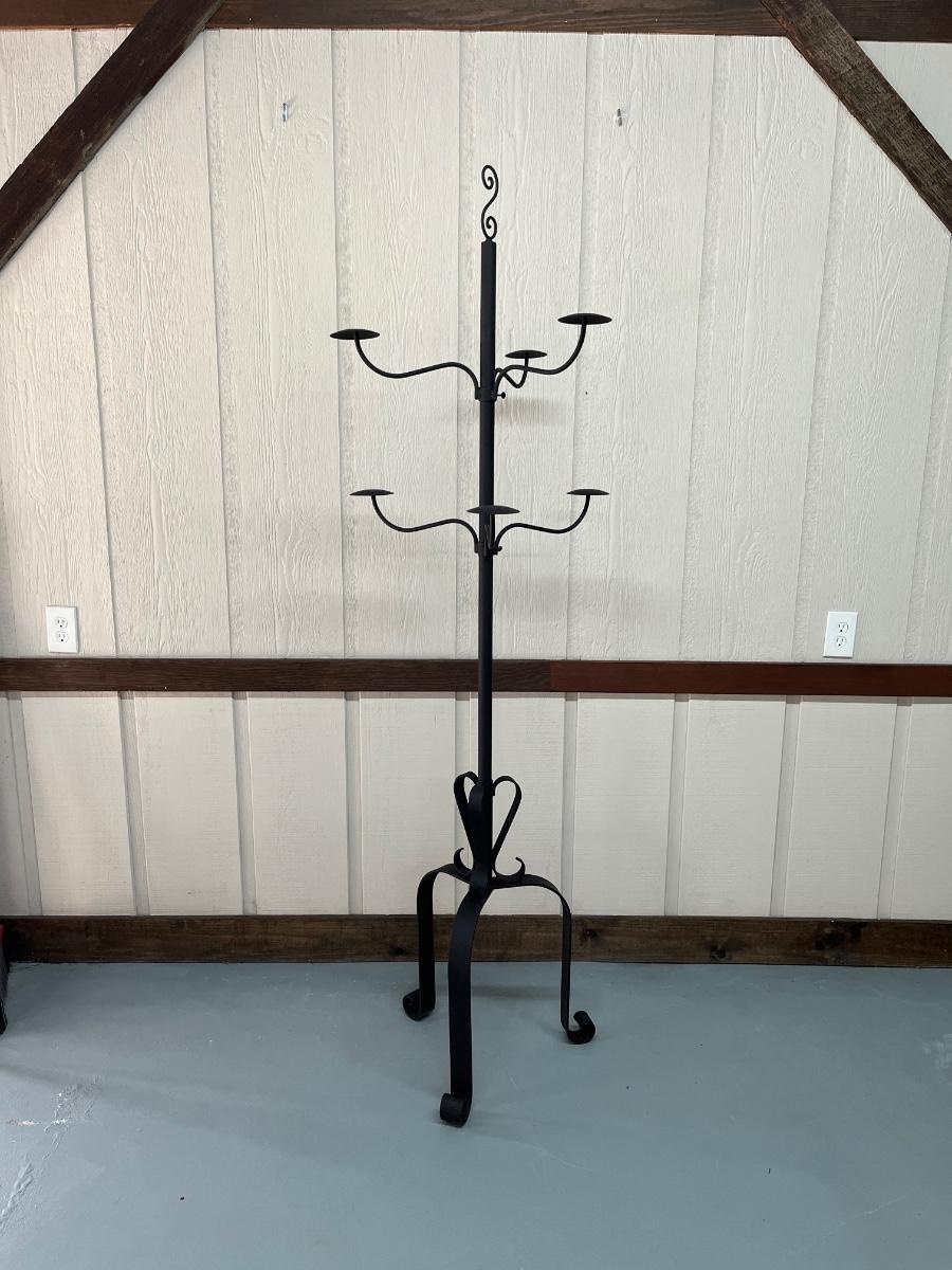 Black Metal Hat Rack