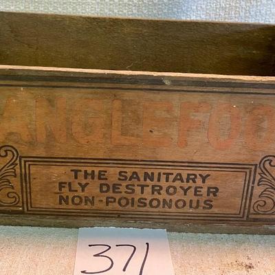 Tanglefoot Vintage Wooden Box