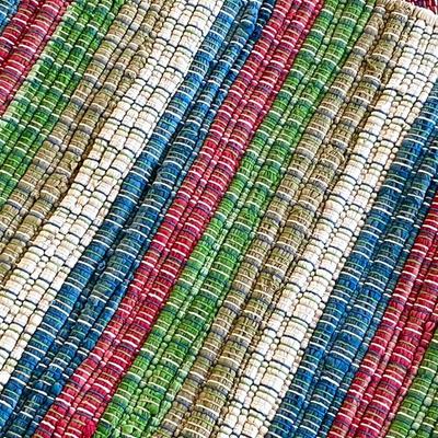 Set Four (4) ~ Colorful Woven Rugs