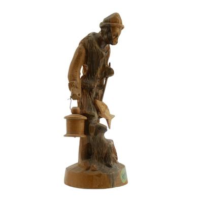 Hand Carved Fisherman