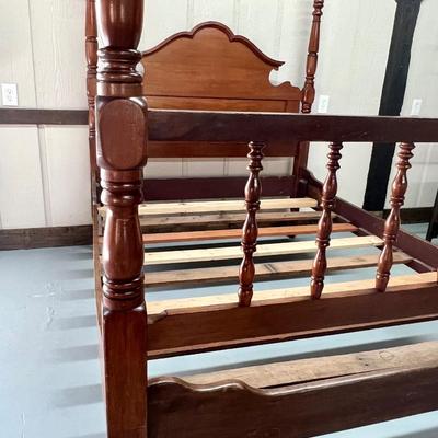 Mahogany Full Size Four Poster Bed