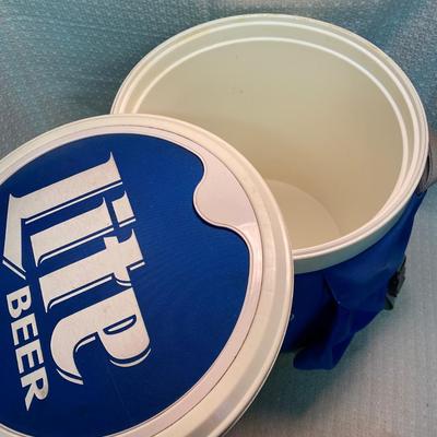 Vintage Lite Beer Cooler, Mug and Football