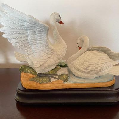 Pair of Wellington collection porcelain birds