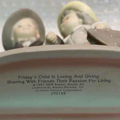 Vintage Enesco Alaska Momma Art
