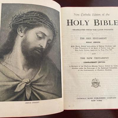 1949 New Catholic Edition of the Holy Bible