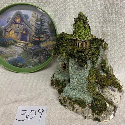 Thomas Kinkade Tray and Beautiful Church