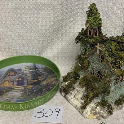 Thomas Kinkade Tray and Beautiful Church