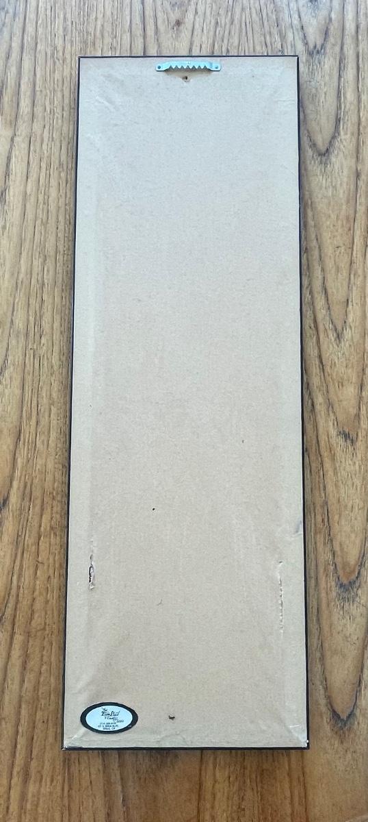 Framed Scratchboard Art Blue Birds on Grass by Artist Gregg Murray