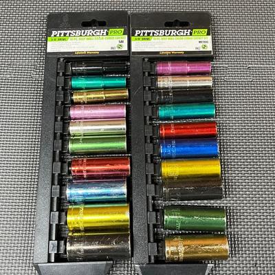 PITTSBURGH ~ Set (3) Color Coded Socket Set
