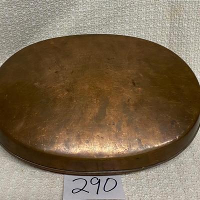 Vintage 1865 Copper Foot Warmer
