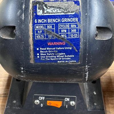 6-Inch Bench Grinder & Accessories