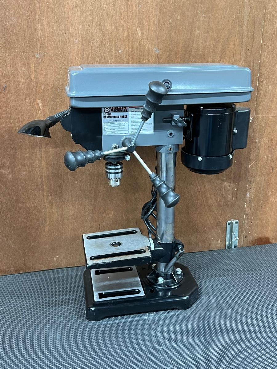 CENTRAL MACHINERY 5 Speed Bench Drill Press