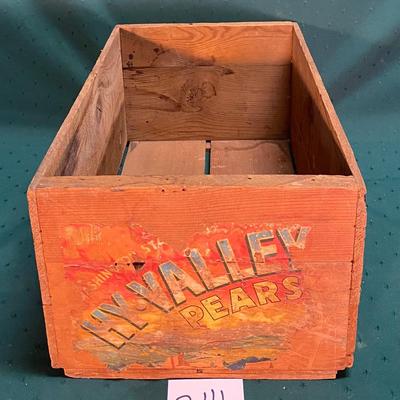 Washington Hy-Valley Pear Box