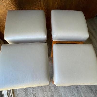 Set of 4 Counter Height Barstool Seat Chairs