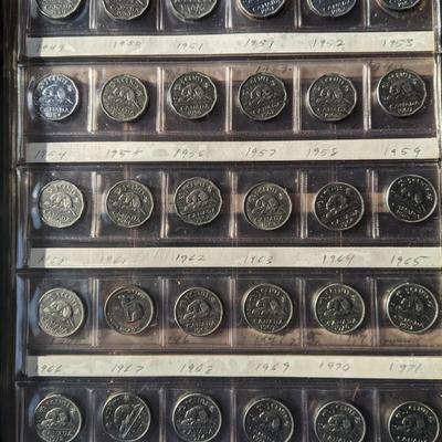 30, 1949-1977 Canadian Nickels