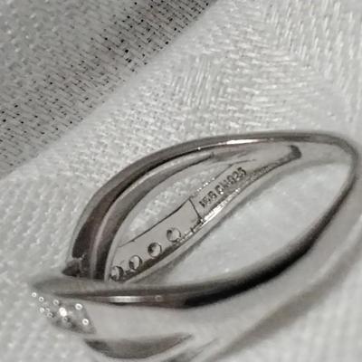 Pretty Diamond 925 Cross Band Size 7