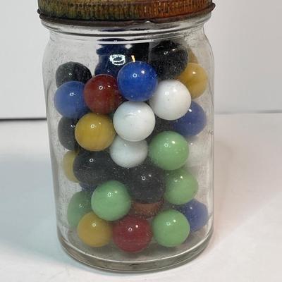 Old Marbles -Old Jar
