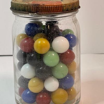 Old Marbles -Old Jar