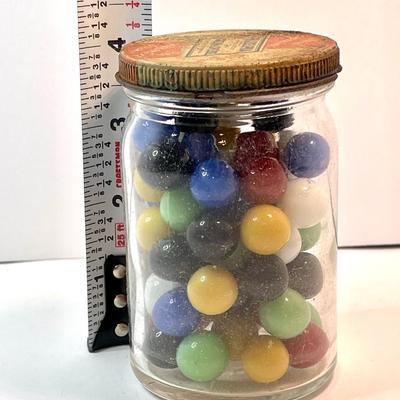 Old Marbles -Old Jar