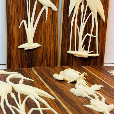 Mid Century Modern Wall Plaques