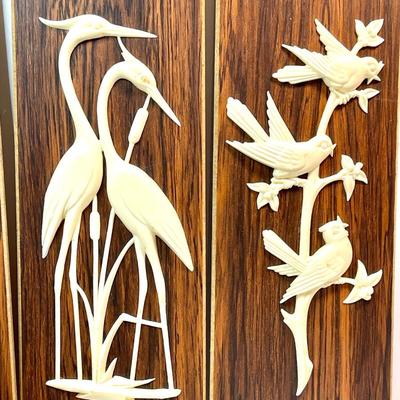 Mid Century Modern Wall Plaques