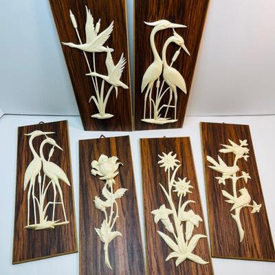Mid Century Modern Wall Plaques