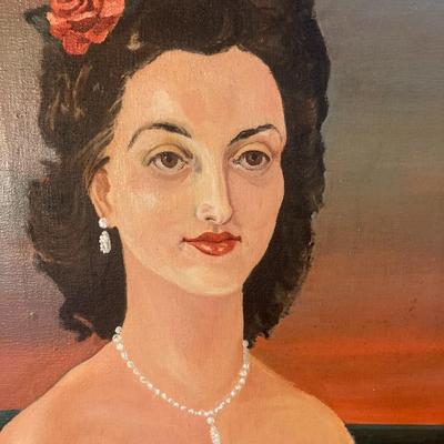 Nicholas FERRANDO (American, 1920-1992) (Woman with Roses)